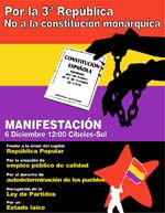 Cartel de la manifestaci�n de diciembre de 2009
